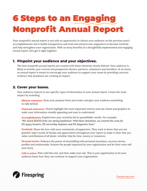 image illustrating annual report checklist